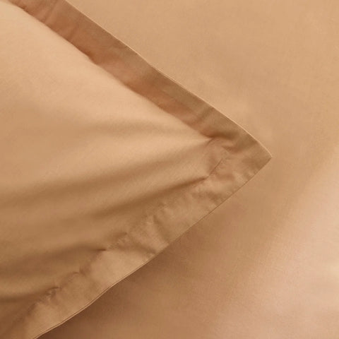 Karaca Vera Bettbezug-Set aus 100 % türkischer Baumwolle, Doppelbett, Beige