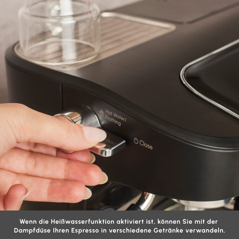 Karaca Hatır Perfetto Espresso und Türkischer Kaffee Maschine INOX