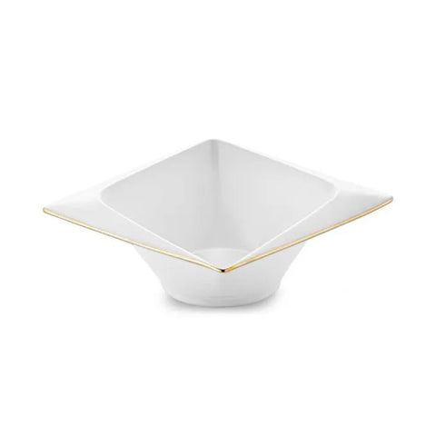 Jumbo Fold Gold 58-Piece Square Dinner Set for 12 Persons