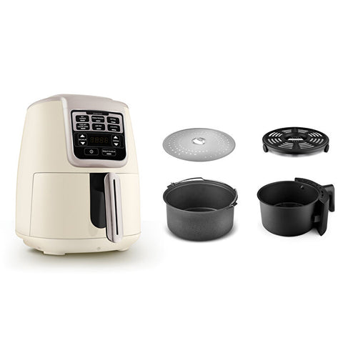 Karaca Air Pro Cook 3-in-1 XL Hausmannskost, Rösten, Airfryer Iconic Beige 4 L