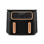Karaca Air Pro Cook Duo XXXL 8L Air Fryer for Home-Style Cooking, Black Copper