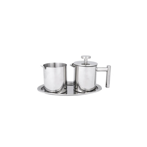 Jumbo Venti Zucker und Milch Set Edelstahl