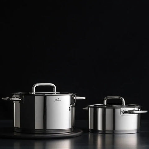 Jumbo Metalix 8-teiliges Kochgeschirr-Set mit Induktionsboden