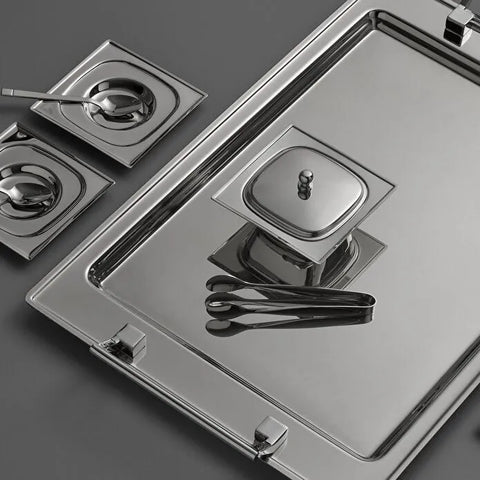 Jumbo Pluto 16-teiliges Teeset aus Edelstahl für 6 Personen