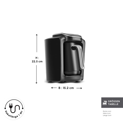 Karaca Hatır Neo Türkische Kaffeemaschine – Silver