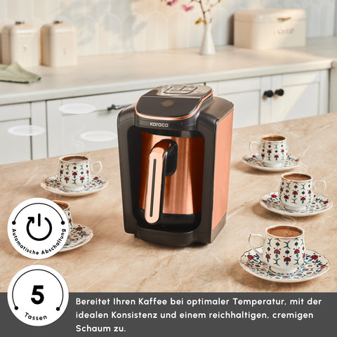 Karaca Hatır Neo Inox Türk Kahve Makinesi, 735 W, 300 ml, Bronz