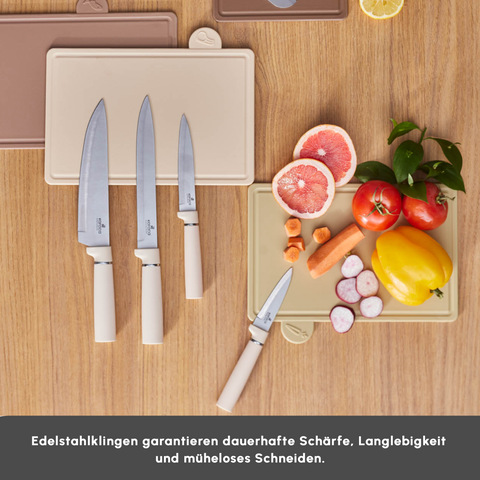 Karaca Chef's Harmony Bıçak & Kesme Tahtası Seti 