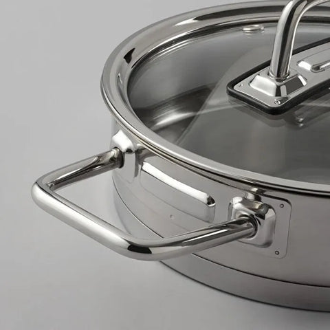 Jumbo Assos 6-teiliges Eierpfannenset aus Midi-Stahl mit Doppelgriff