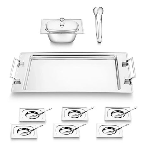 Jumbo Pluto 16-teiliges Teeset aus Edelstahl für 6 Personen