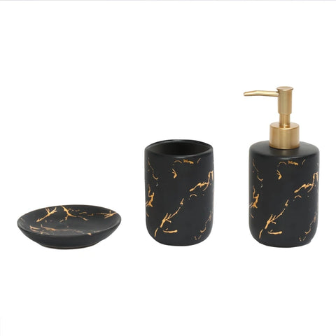 Karaca Home Marco 3 Parça Siyah Banyo Seti
 