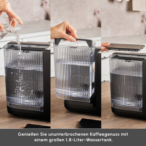 Karaca Hatır Perfetto Espresso und Türkischer Kaffee Maschine INOX