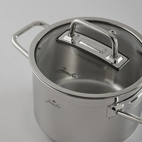 Jumbo Assos 6-teiliges Eierpfannenset aus Midi-Stahl mit Doppelgriff