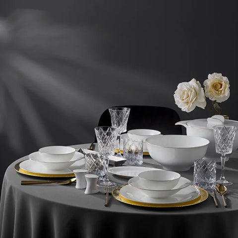 Jumbo Golda 61-teiliges Tafelservice für 12 Personen