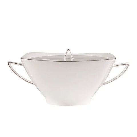 Jumbo Wind Platin 64-teiliges Tafelservice für 12 Personen – Quadratisch