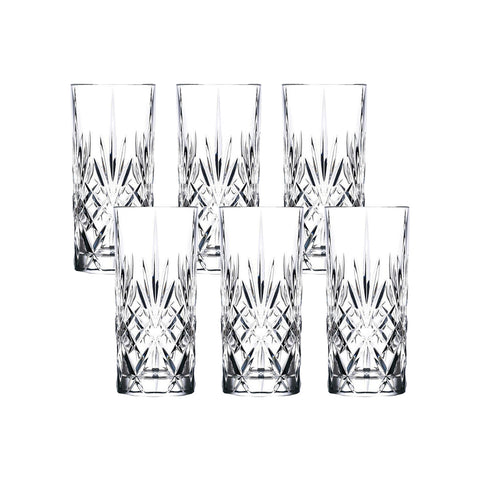 RCR Melodia 6'lı Meşrubat Bardağı Seti 360 ml  