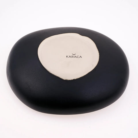 Karaca Black Galactic Reactive 4 Teilig Suppenteller-set