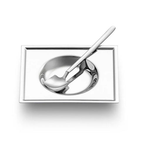 Jumbo New 9100 28-teiliges eckiges Teeset – Edelstahl