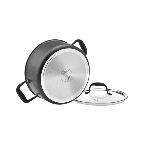 Karaca Bio Diamond Pro Black Edition 7-teiliges Kochtopfset