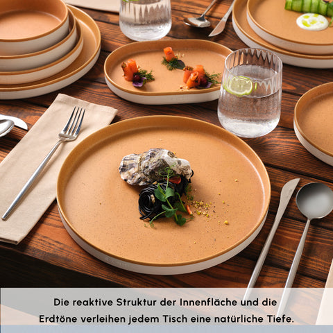 Karaca x Fatih Tutak Earth Collection 57-Piece Dinner Set for 12 People