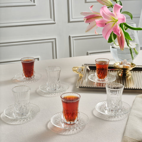 RCR Adagio Teetassen-Set, 12-teilig, für 6 Personen