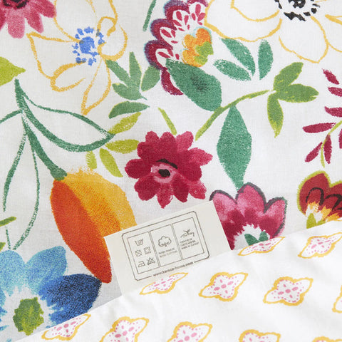 Karaca Parlin 100% Turkish Cotton Duvet Cover Set, Double, Fuchsia