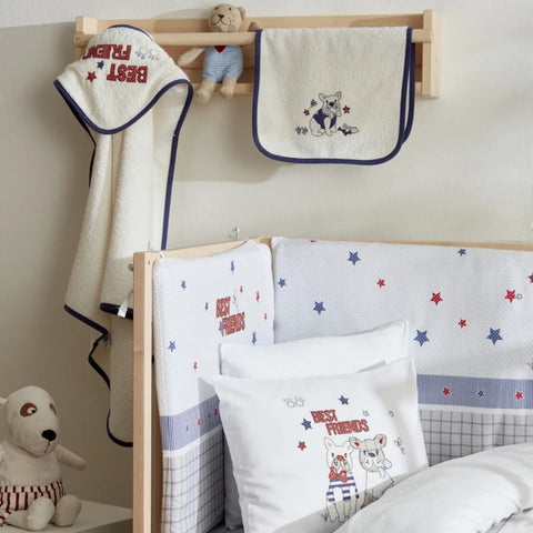 Karaca Home Best Friends 100% Cotton Appliqué/Embroidered 13-Piece Baby Set
 