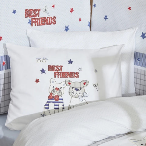 Karaca Home Best Friends 100% Cotton Appliqué/Embroidered 13-Piece Baby Set
 