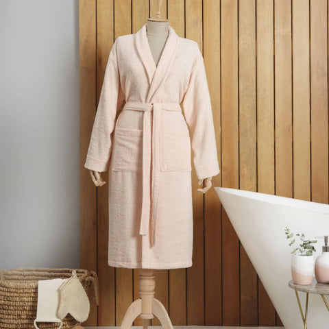 Hammetex Damen Bademantel 100% Baumwolle – 380 G/m²