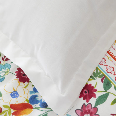 Karaca Parlin Bettbezug-Set aus 100 % türkischer Baumwolle, Einzelbett, Fuchsia