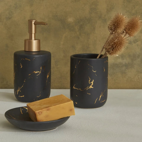 Karaca Home Marco 3 Parça Siyah Banyo Seti
 