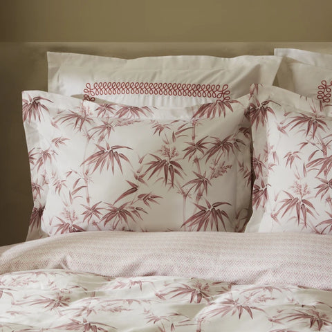 Karaca Home Doğasever Grove Bambus-Einzelbettwäsche-Set Koralle