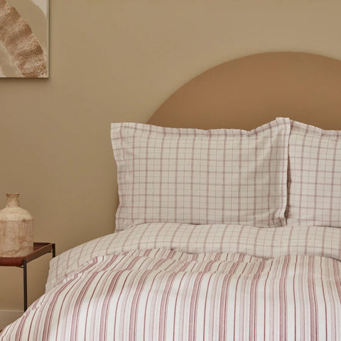 Karaca Home Doğasever Geo Pamuktan  Dönüşüm Çift Kişilik Nevresim Takımı Bordo
 