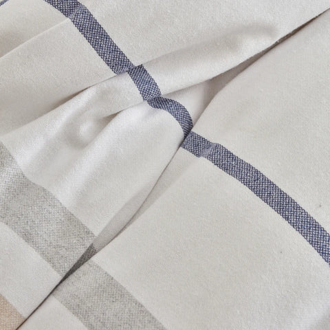 Karaca Home Jaqueline Pestemal-Tagesdecke Weiß – Doppelbett