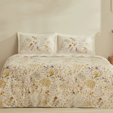 Karaca Home Lussi Sarı %100 Pamuk Çift Kişilik Nevresim Takımı
 