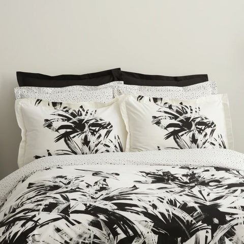 Karaca Home Freyja Schwarz 100% Baumwolle Doppelbett Bettwäsche Set