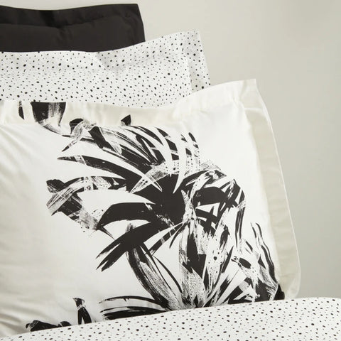 Karaca Home Freyja Black 100% Cotton Double Duvet Cover Set
 