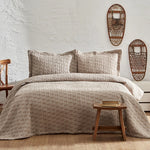 Karaca Home Loretta Tagesdecke für Doppelbett Beige