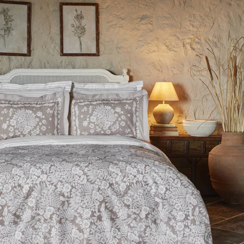 Karaca Home Harmonie 100 % Baumwolle Einzelbett Bettwäsche-Set Beige