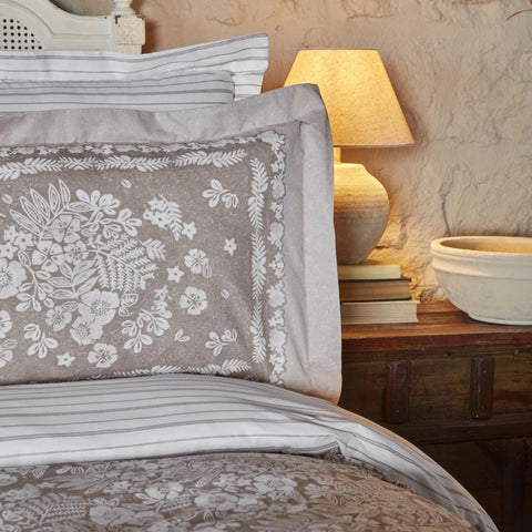 Karaca Home Harmonie 100 % Baumwolle Einzelbett Bettwäsche-Set Beige