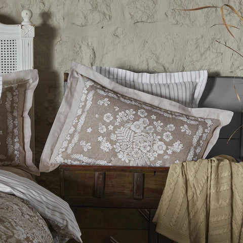 Karaca Home Harmonie 100 % Baumwolle Einzelbett Bettwäsche-Set Beige