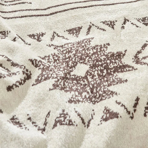 Karaca Home Raya Baumwolldecke für Doppelbett, Terrakotta