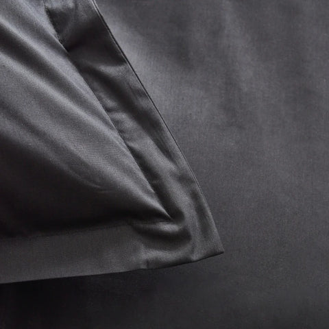 Karaca Home Cool Touch Stripe Doppelbett Bettwäsche Set Schwarz