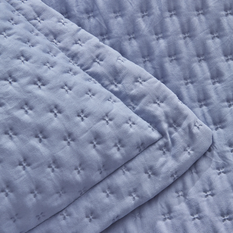 Karaca Home Breeze Soft, Bettüberwurf-Set Doppelbett, Lila