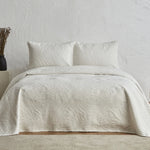 Karaca Home Sonnia Bedspread Set Double Ecru