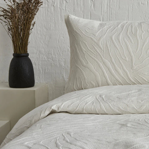 Karaca Home Sonnia Bedspread Set Double Ecru