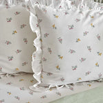 Karaca Lidya %100 Pamuk Çift Kişilik Yatak Örtüsü Seti, Yeşil