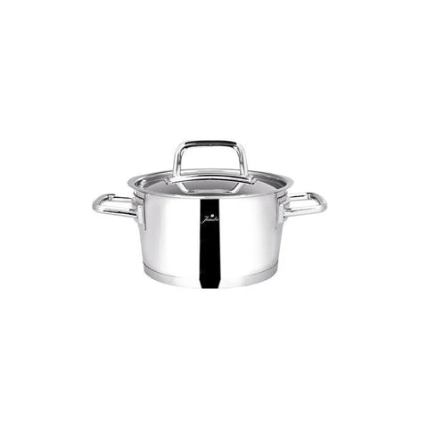 Jumbo Felix 8-Piece Stainless Steel Cookware Set with Induction Base