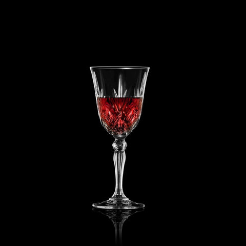 RCR Melodia Kristall-Glas-Set, 6 Stück, 270 ml