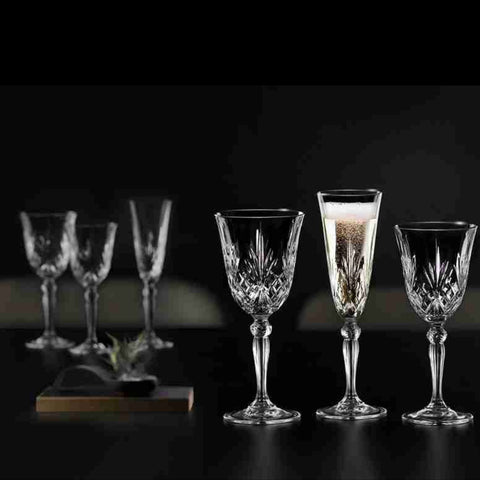RCR Melodia Kristall-Glas-Set, 6 Stück, 270 ml