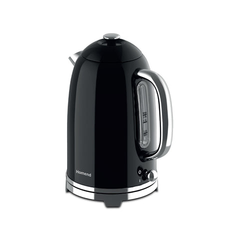 Homend Vintage Heatrow 1627H, Kettle Su Isıtıcısı, Siyah, 2200W